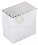 Коробка белая с откидной крышкой 260х125х260