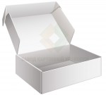 Картонная коробка белая с ушками 320х230х75